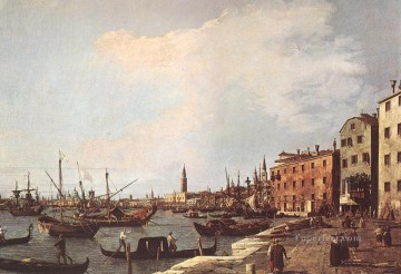 Venecia clásica Painting - Riva degli Schiavoni lado oeste Canaletto Venecia